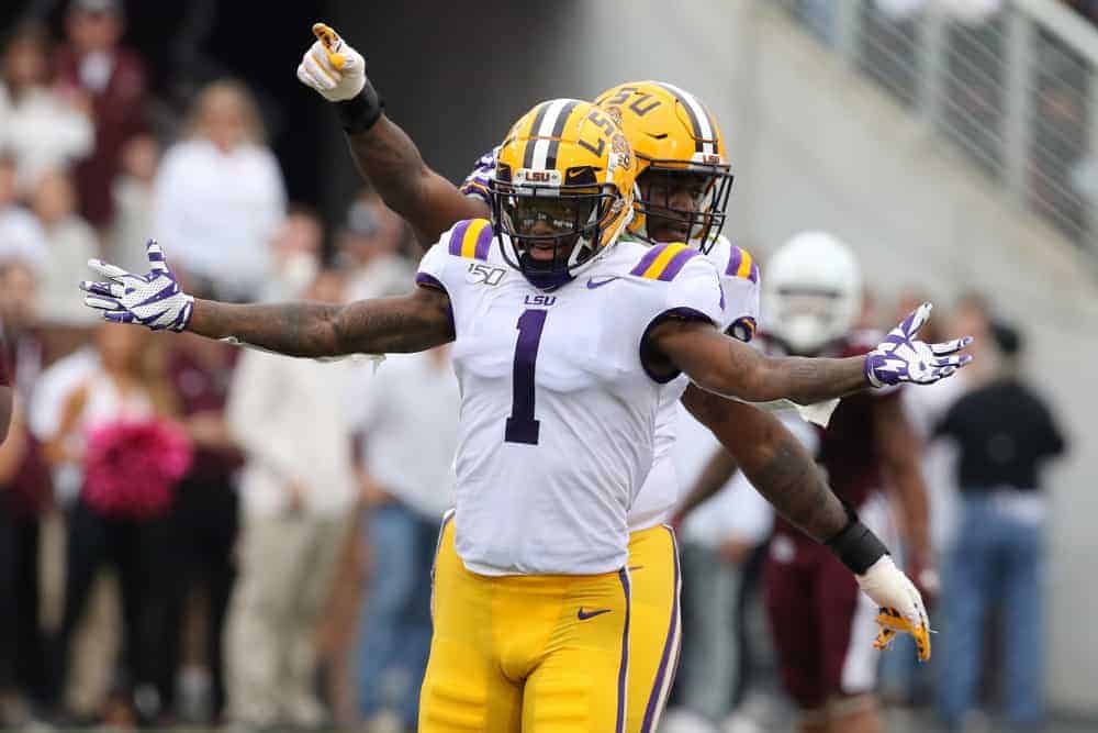 Colts Are One Of 5 Teams In Contact With LSU CB Kristian Fulton
