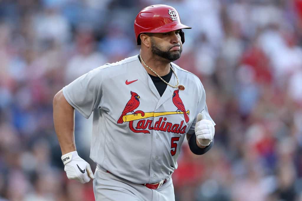 Graphic Shows Albert Pujols Alongside Legendary Company