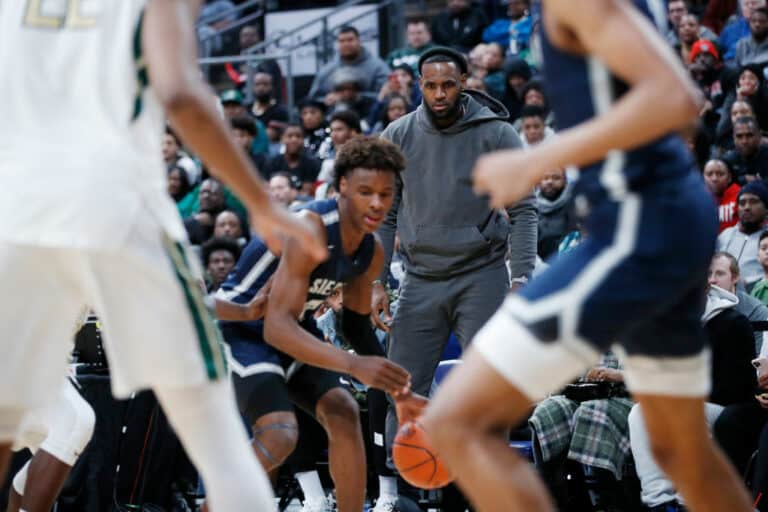 LeBron James Comments On His Son’s Elite Play