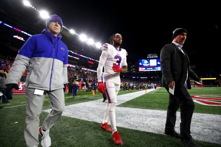 Video Shows Damar Hamlin Back On Field With Bills