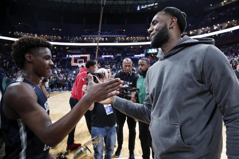 Fans React To Picture Of LeBron, Bronny James’ Jerseys Together