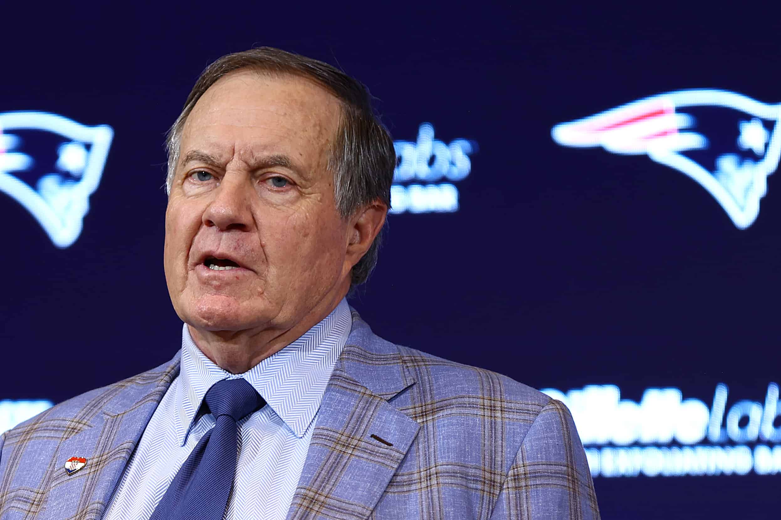 Bill Belichick Shows Up At College Spring Practice