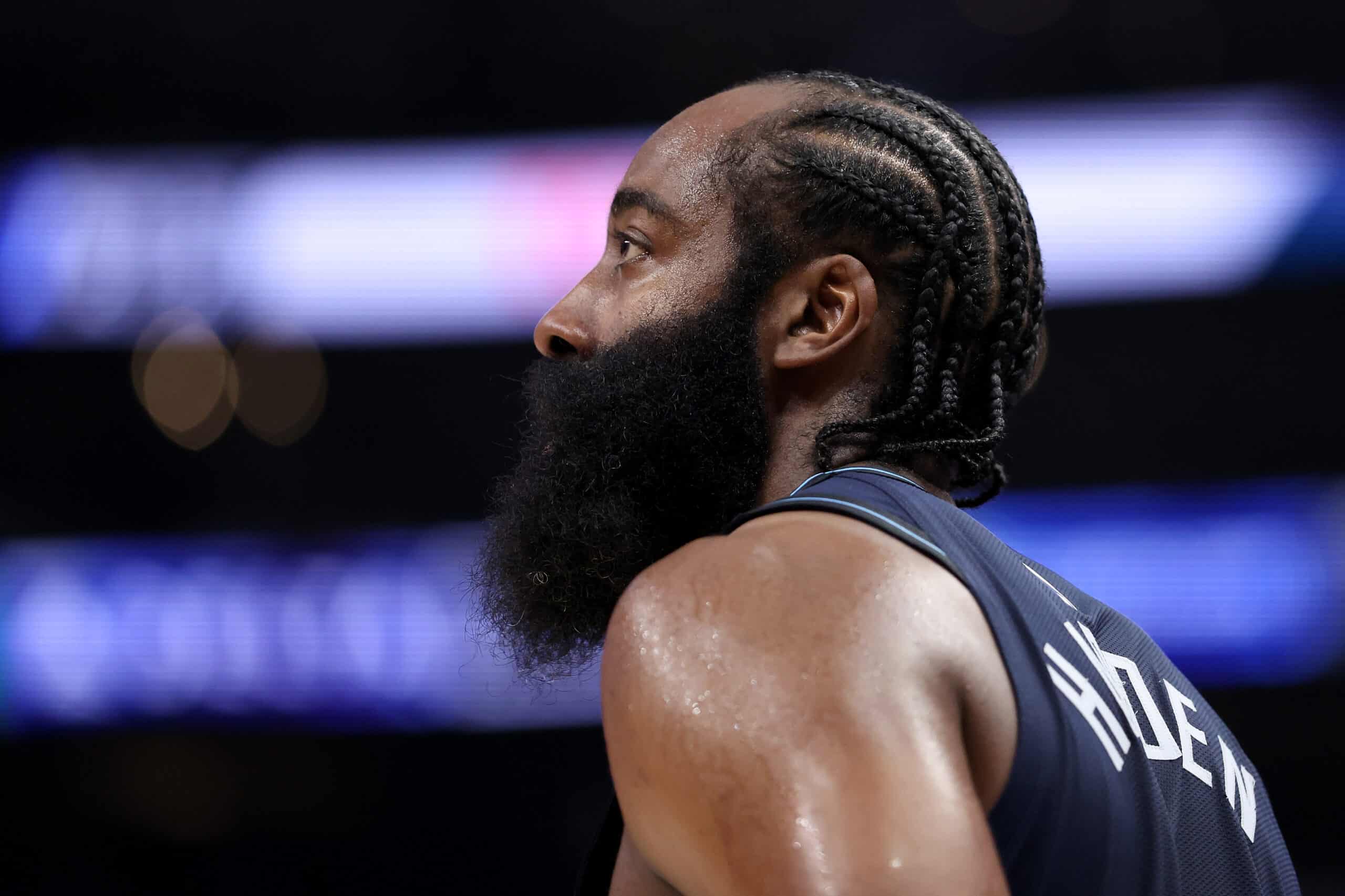 James Harden’s Reaction To LeBron James’ Dunk Is Going Viral