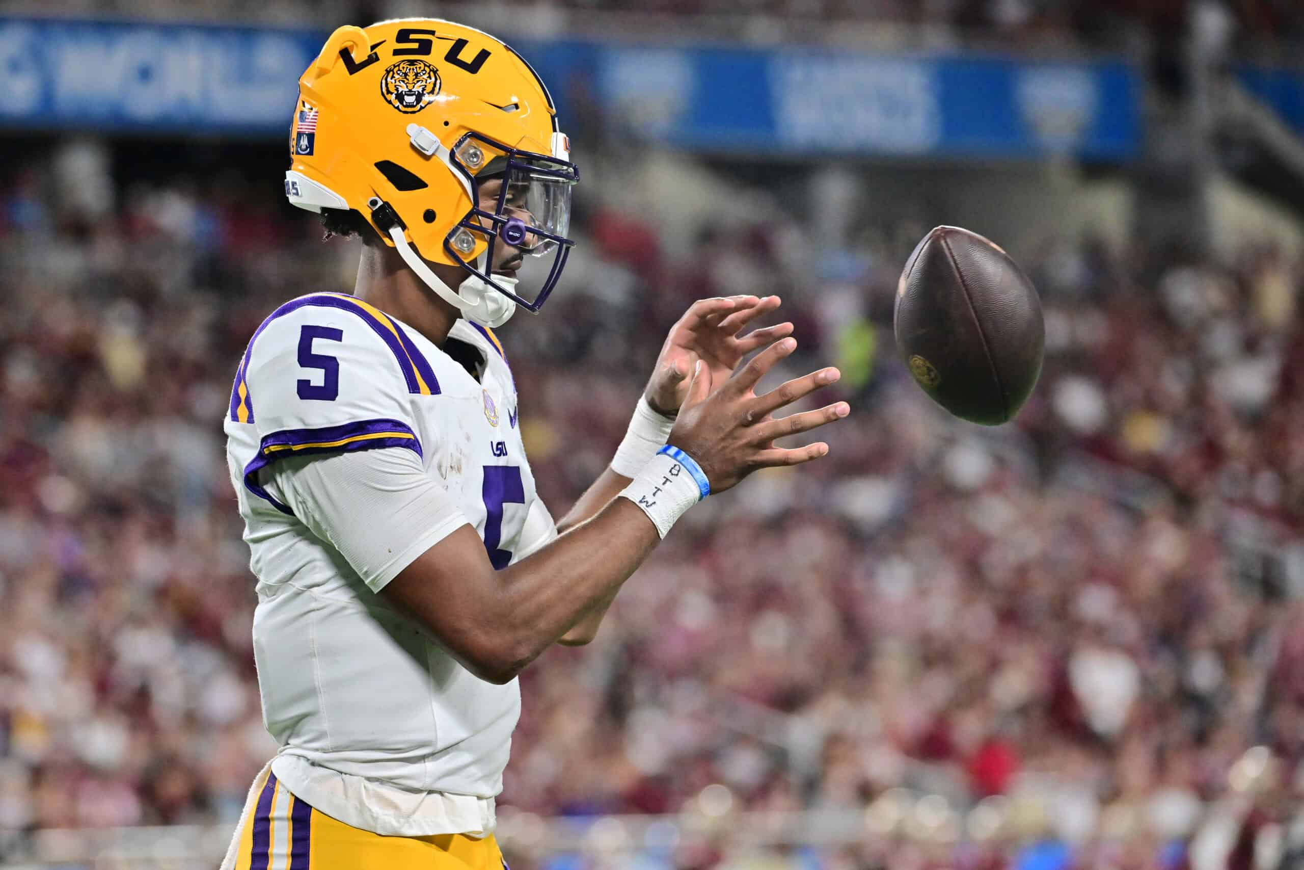 Jayden Daniels Doesn’t Hold Back His Thoughts About No. 1 QB In Draft