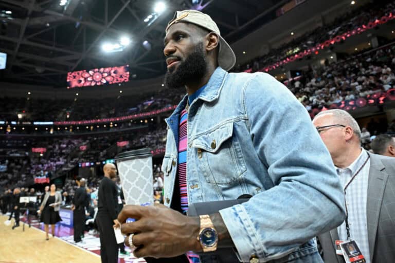 Skip Bayless Reacts To LeBron James Showing Up At Cavs Game