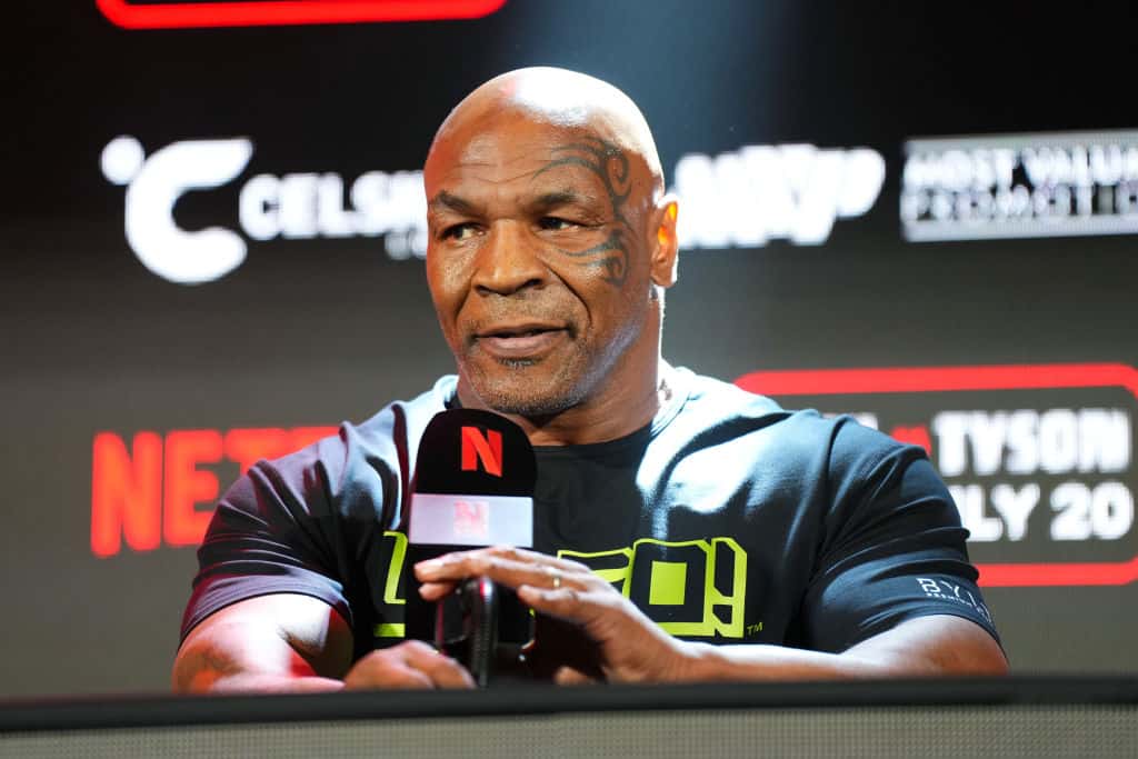 Mike Tyson Seen At NFL Game Sunday