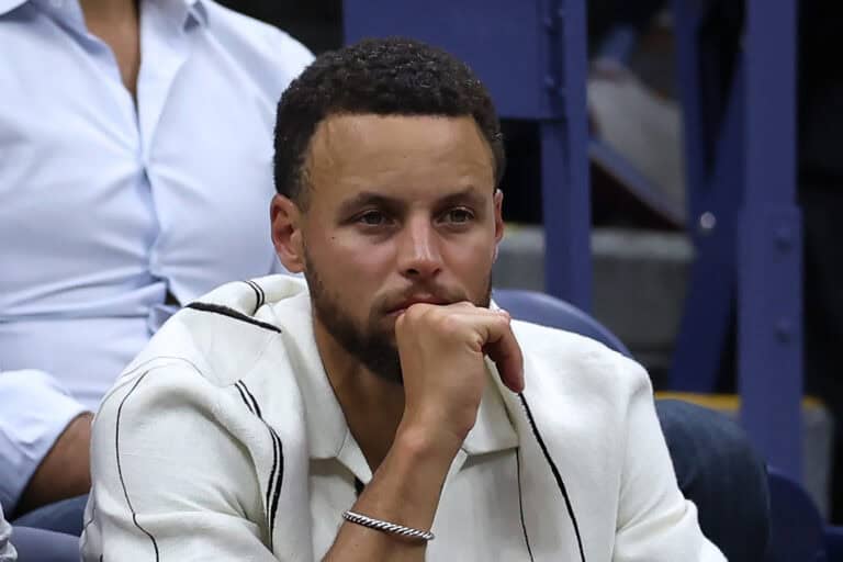 Steph Curry Seen At NFL Game On Sunday