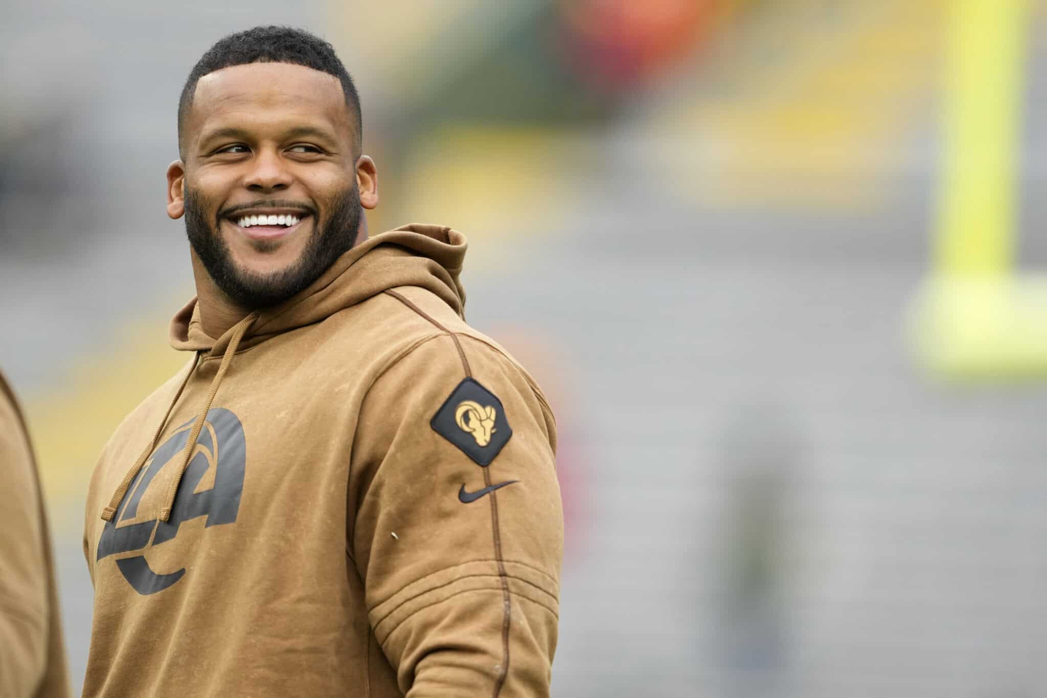 Jared Verse Gets Honest About Aaron Donald's Workout Challenge